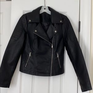 Faux leather jacket